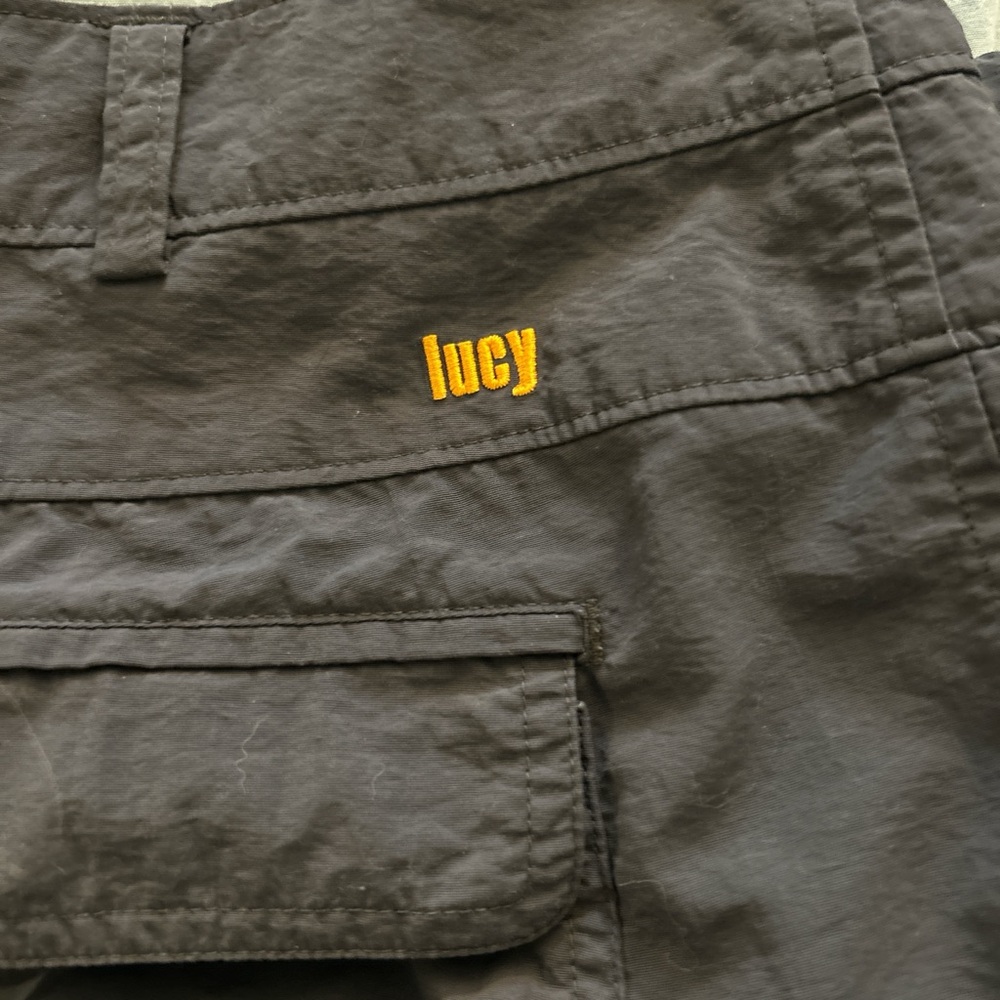 Lucy Women's Black Cargo Capris - Picture 5 of 6